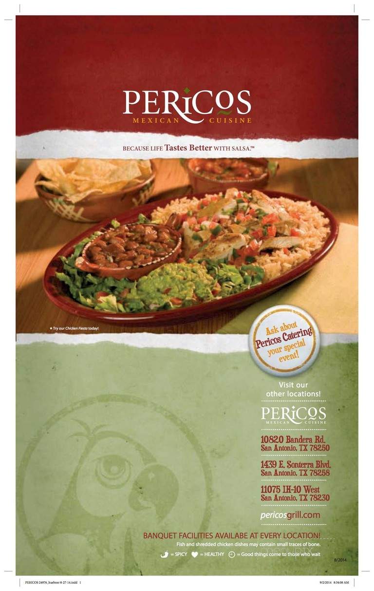 Perico's Mexican Restaurant - San Antonio, TX