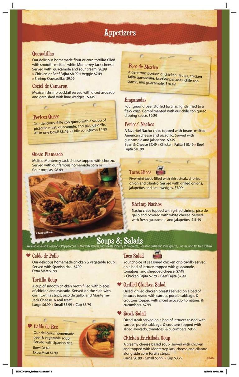 Perico's Mexican Restaurant - San Antonio, TX