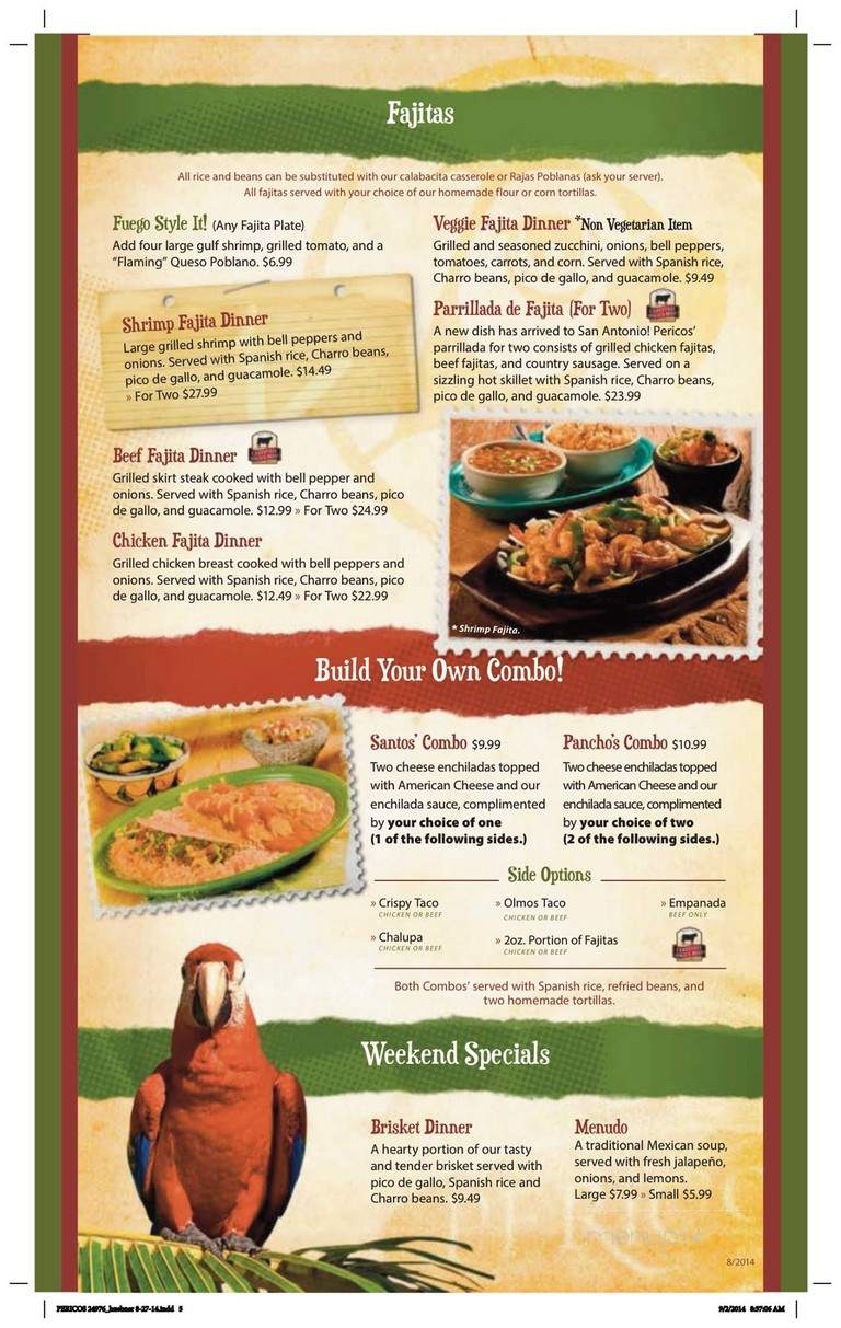 Perico's Mexican Restaurant - San Antonio, TX
