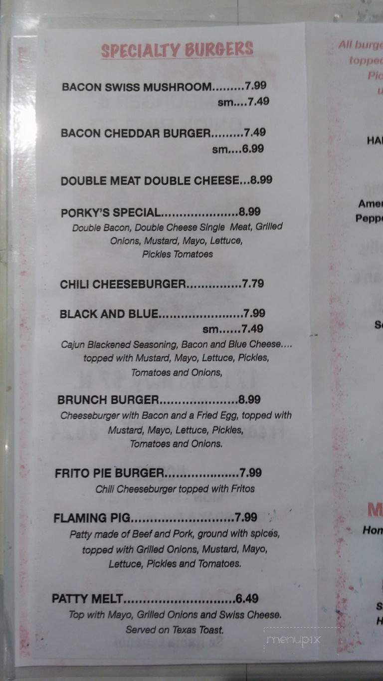 Porky's Hamburgers - Fredericksburg, TX