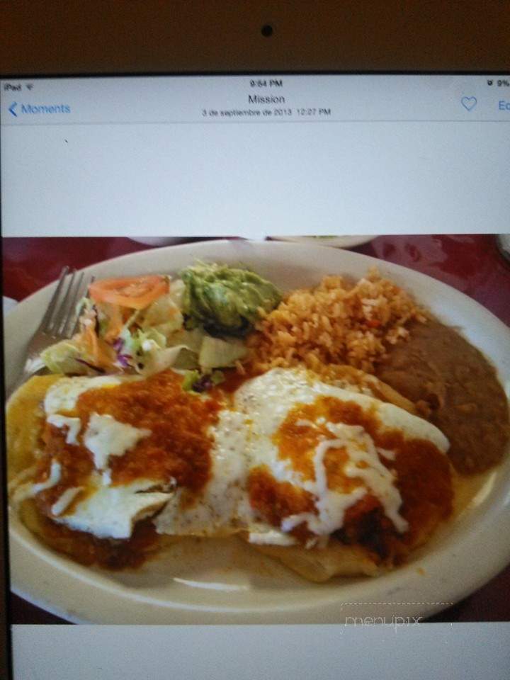 Rodeo Restaurant II - Mission, TX menu_pic