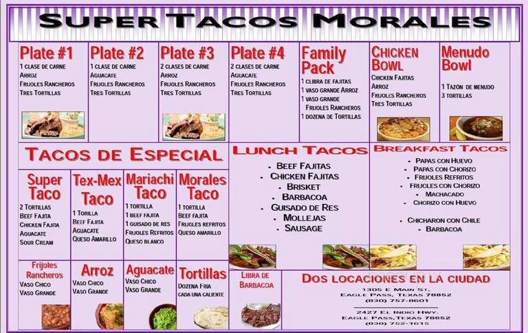 Super Tacos Morales - Eagle Pass, TX