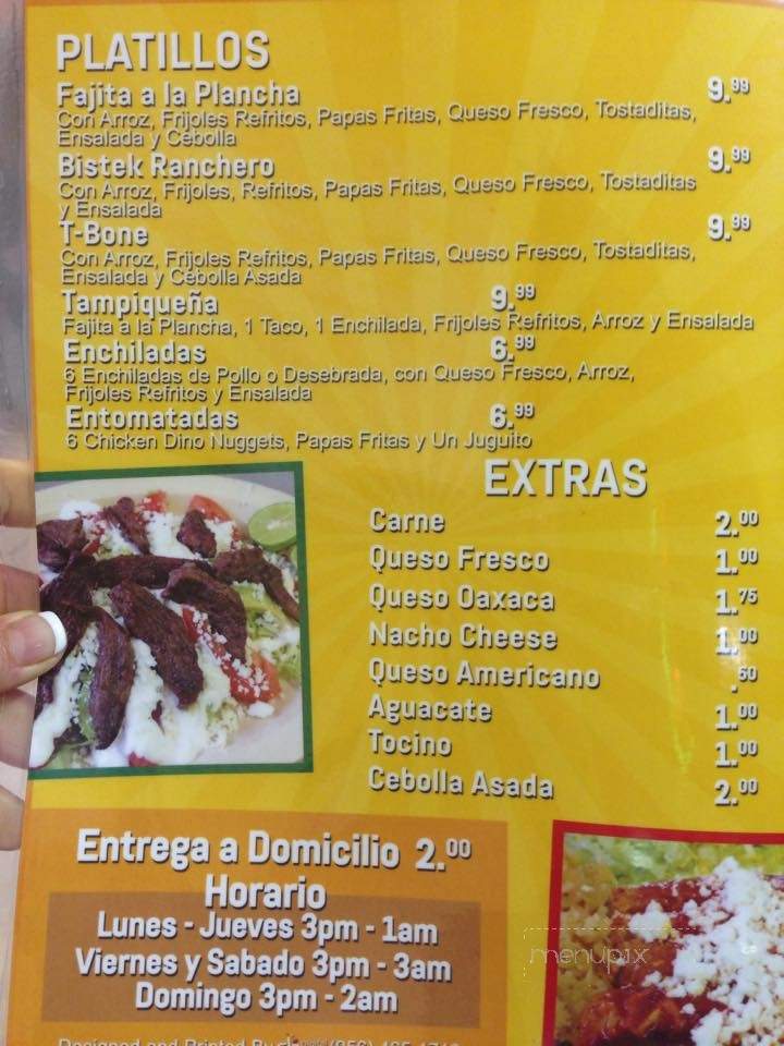 Taco Chino - Brownsville, TX menu_pic