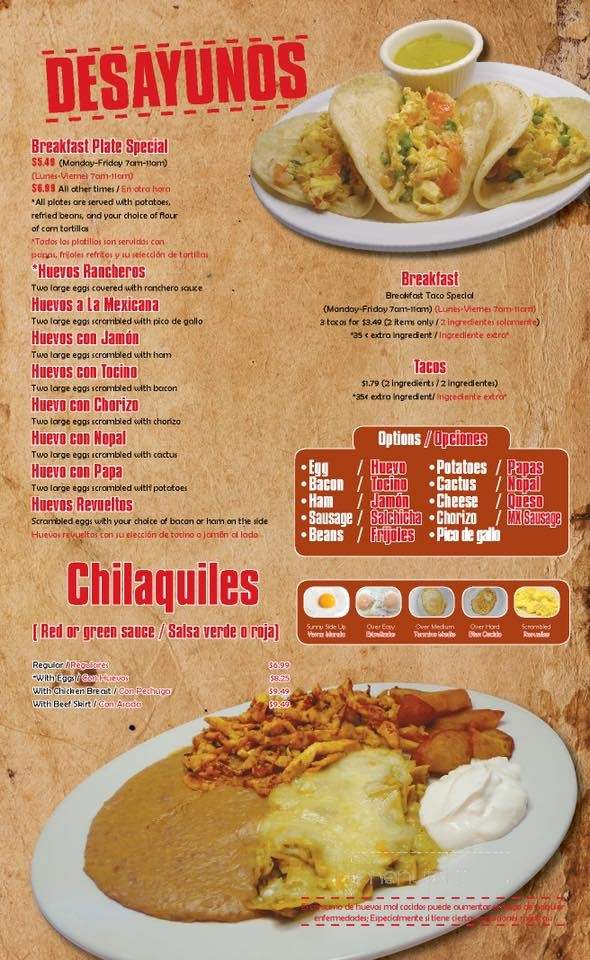 Taqueria El Puerto - Austin, TX menu_pic