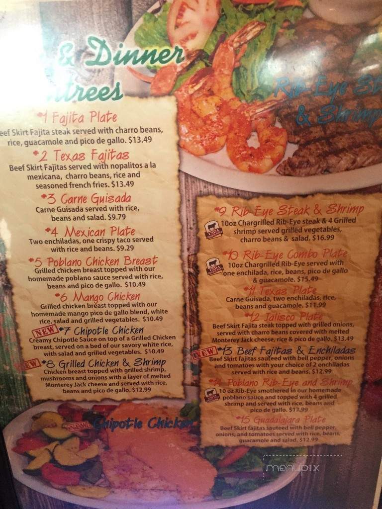 Taqueria Jalisco - Corpus Christi, TX menu_pic