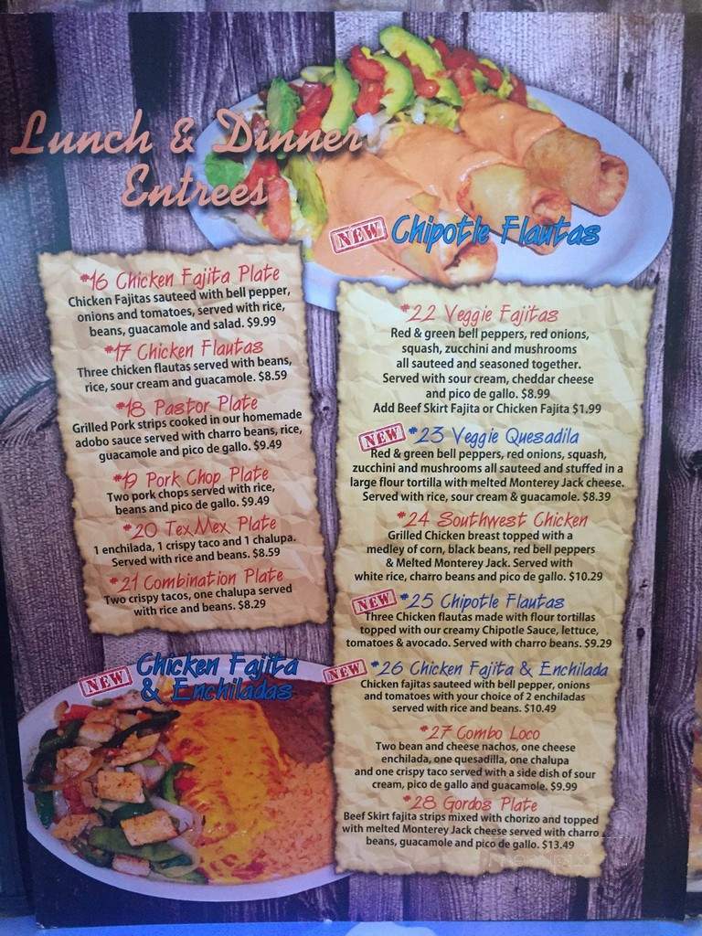 Taqueria Jalisco - Corpus Christi, TX menu_pic