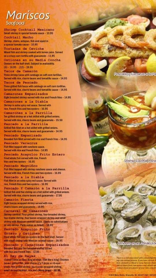 Tequila Tony's Mexican Restaurant - Odessa, TX menu_pic