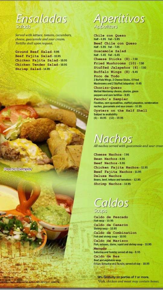 Tequila Tony's Mexican Restaurant - Odessa, TX menu_pic