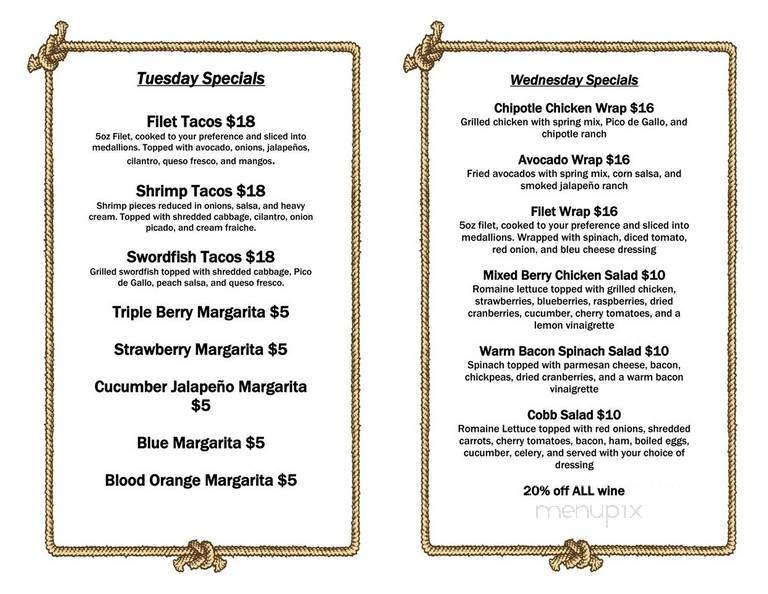Wildcatter Steakhouse - Graham, TX menu_pic