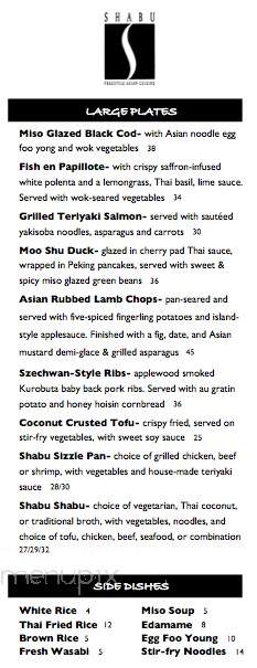 Shabu - Park City, UT menu_pic