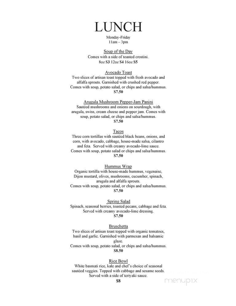 Caffe Ibis - Logan, UT menu_pic