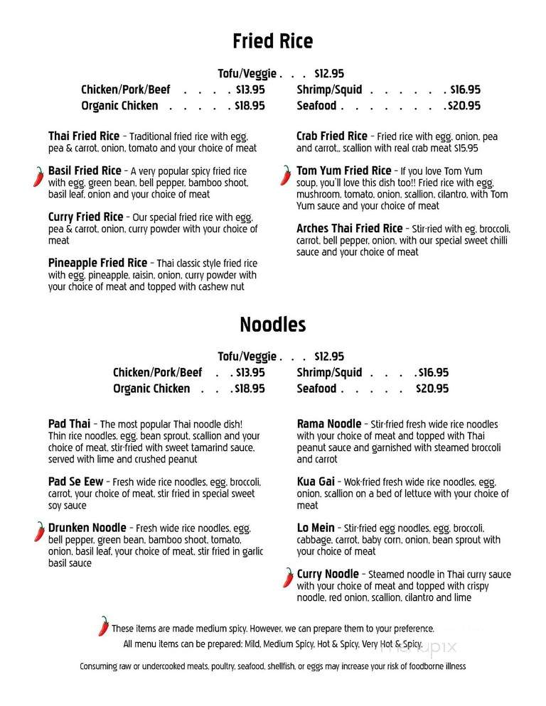 Arches Dining & Pancake Haus - Moab, UT menu_pic