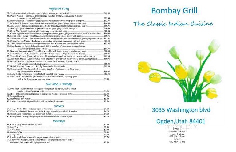 Bombay Grill - Ogden, UT