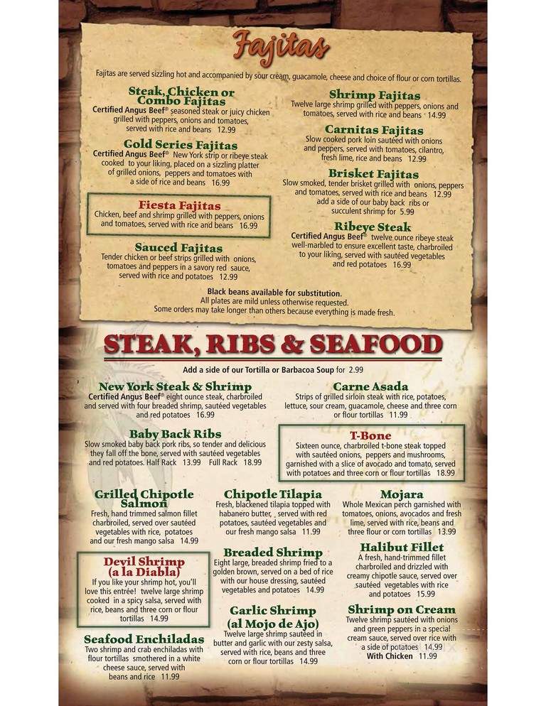 Bella's Fresh Mexican Grill - Ogden, UT menu_pic
