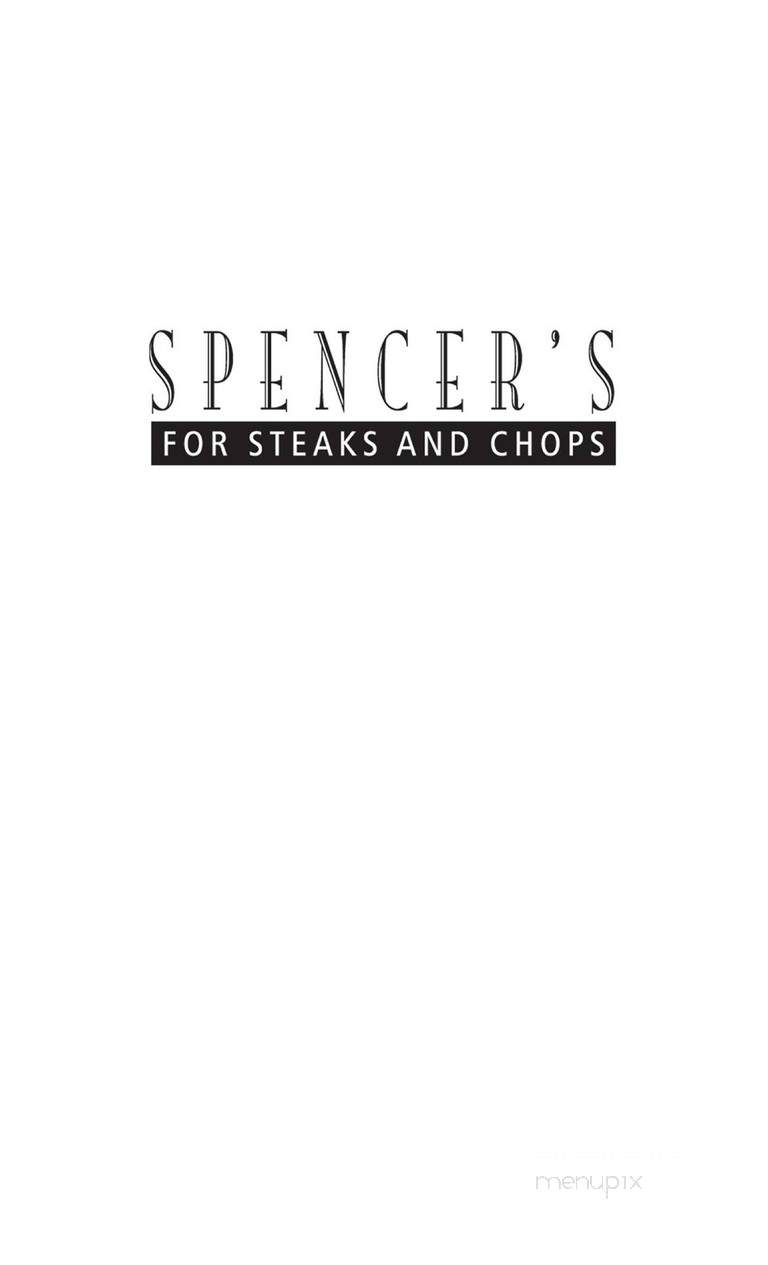 Spencer's For Steaks & Chop - Salt Lake City, UT menu_pic