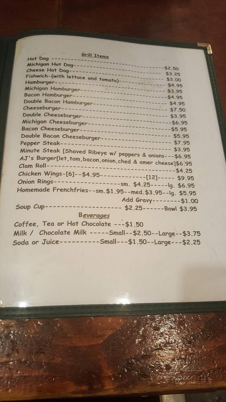 A J's Kitchen - Essex Junction, VT menu_pic