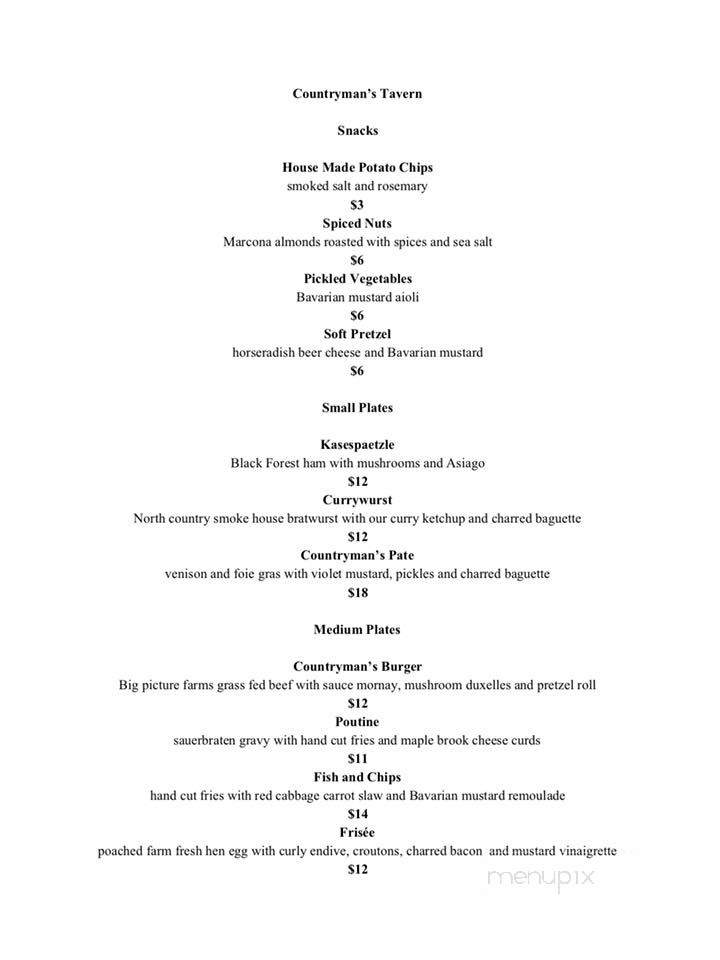Country Man's Pleasure & Gift - Rutland, VT menu_pic