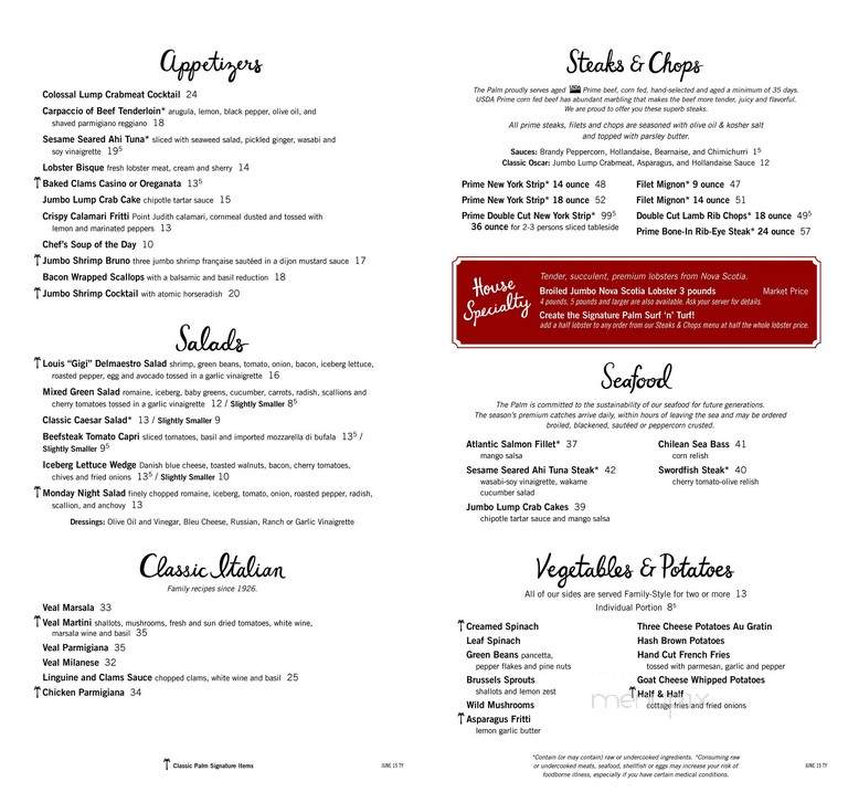 1750 Cafe - McLean, VA menu_pic