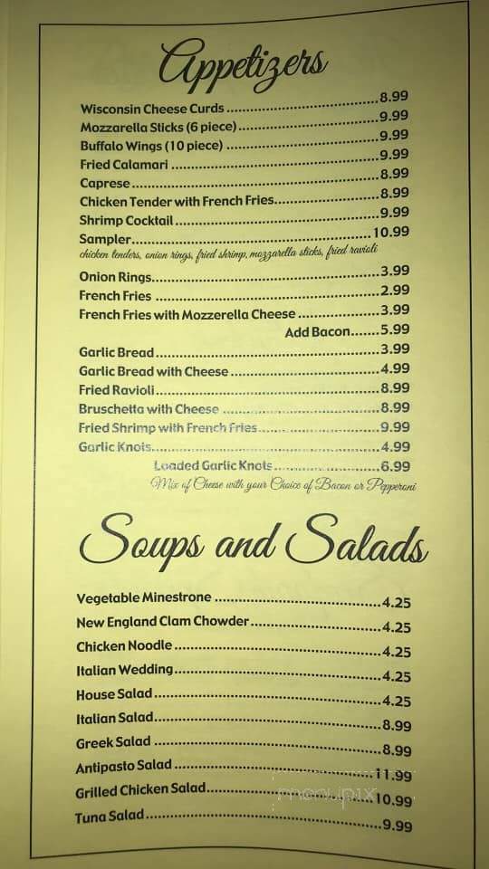 Anna's Italian Pizza - Hampton, VA menu_pic