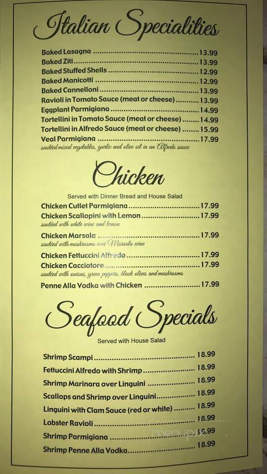 Anna's Italian Pizza - Hampton, VA menu_pic
