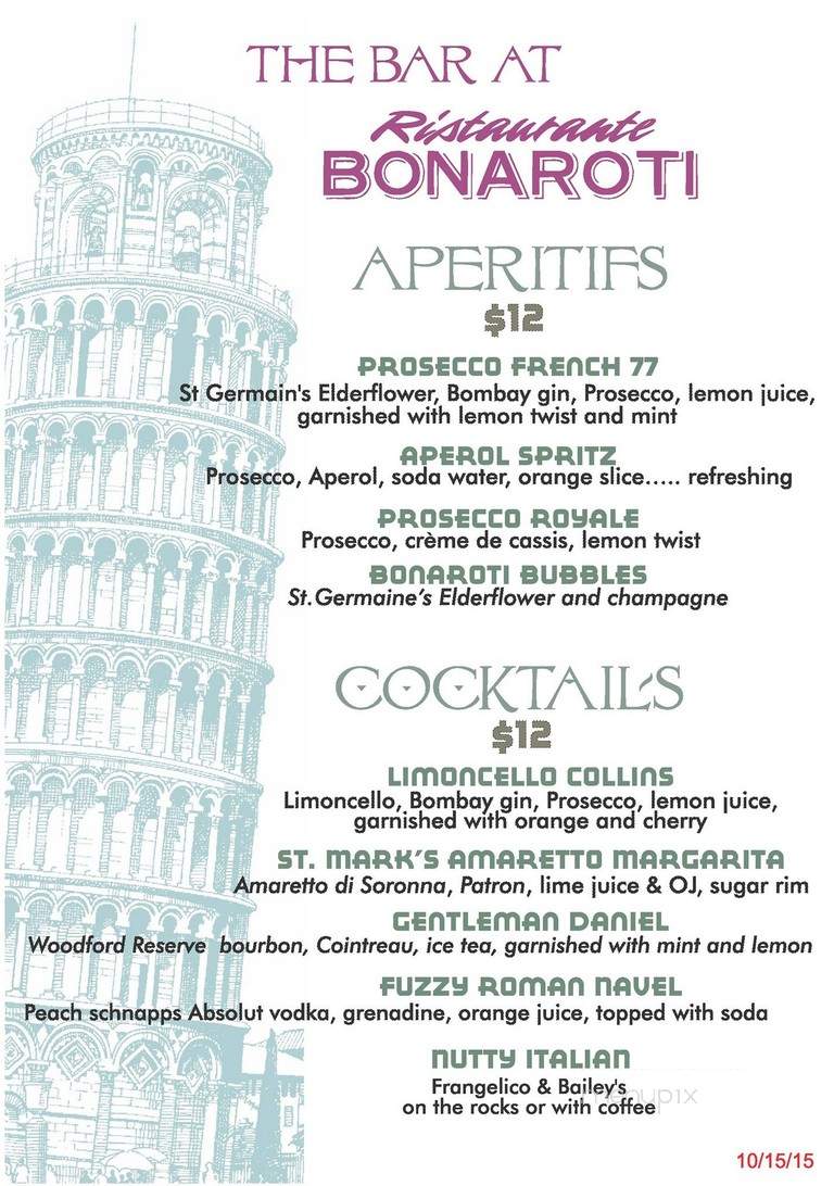 Bonaroti Restaurant - Vienna, VA