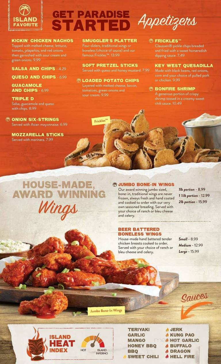 Cheeseburger In Paradise - Virginia Beach, VA menu_pic