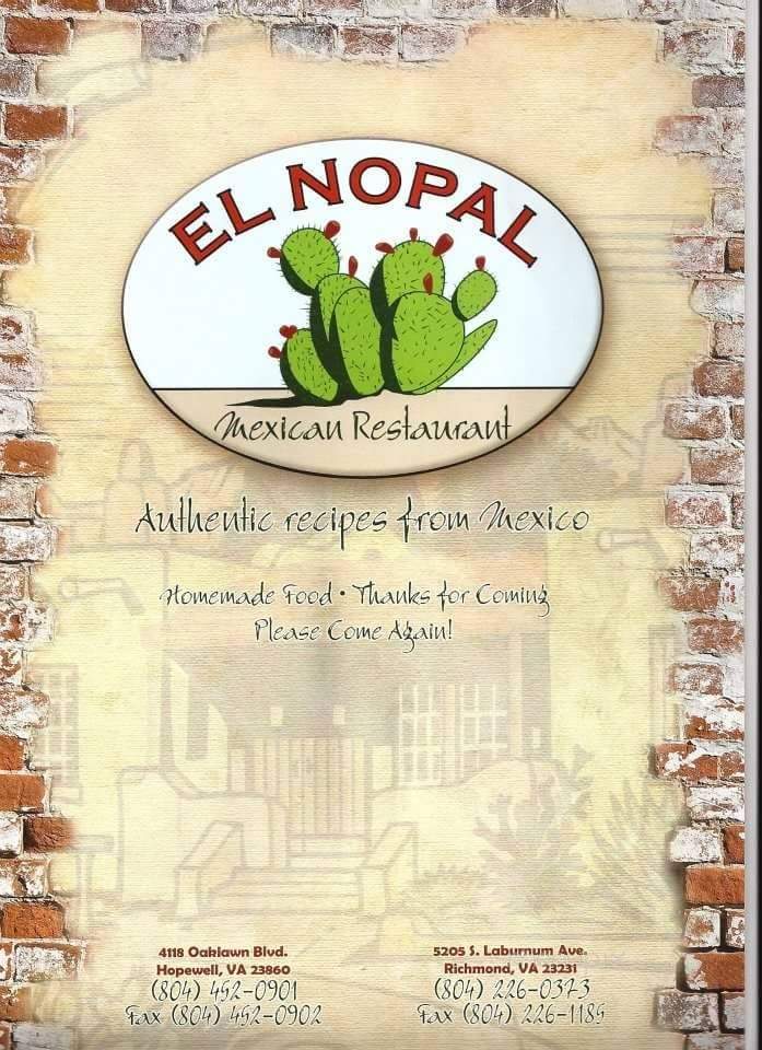 El Nopal II Mexican Restaurant - Richmond, VA