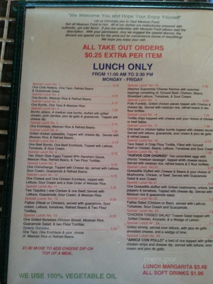 Ensenada Mexican Restaurant - Virginia Beach, VA menu_pic