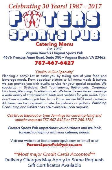 Footers Sports Pub - Virginia Beach, VA
