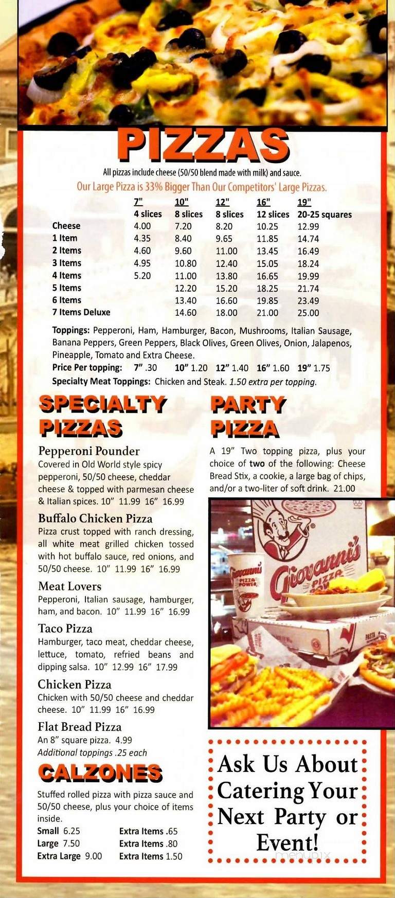 Giovanni's Pizza - Virginia Beach, VA menu_pic