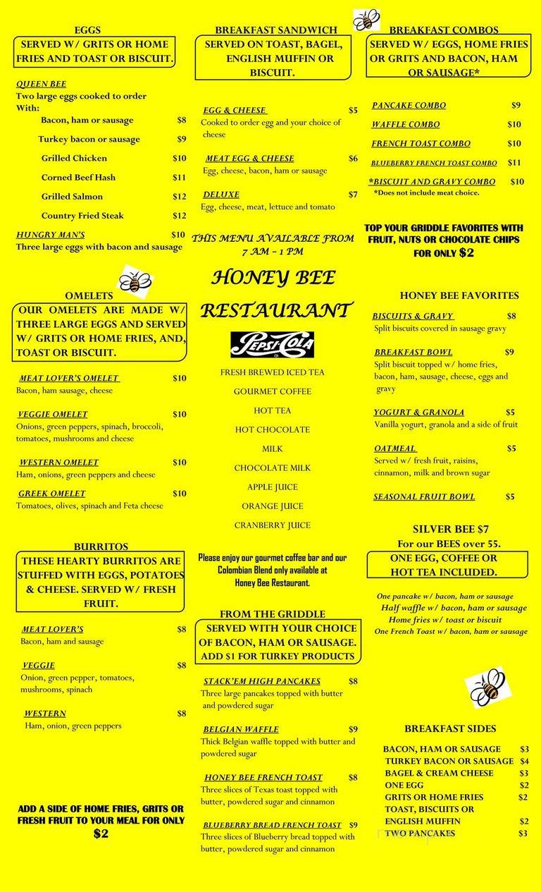 Honey Bee Restaurants - Virginia Beach, VA