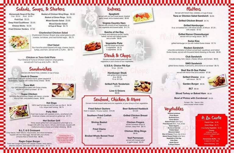 Kathy's - Staunton, VA menu_pic