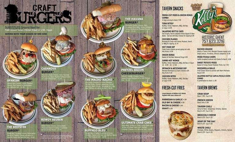 Kellystavern - Norfolk, VA menu_pic