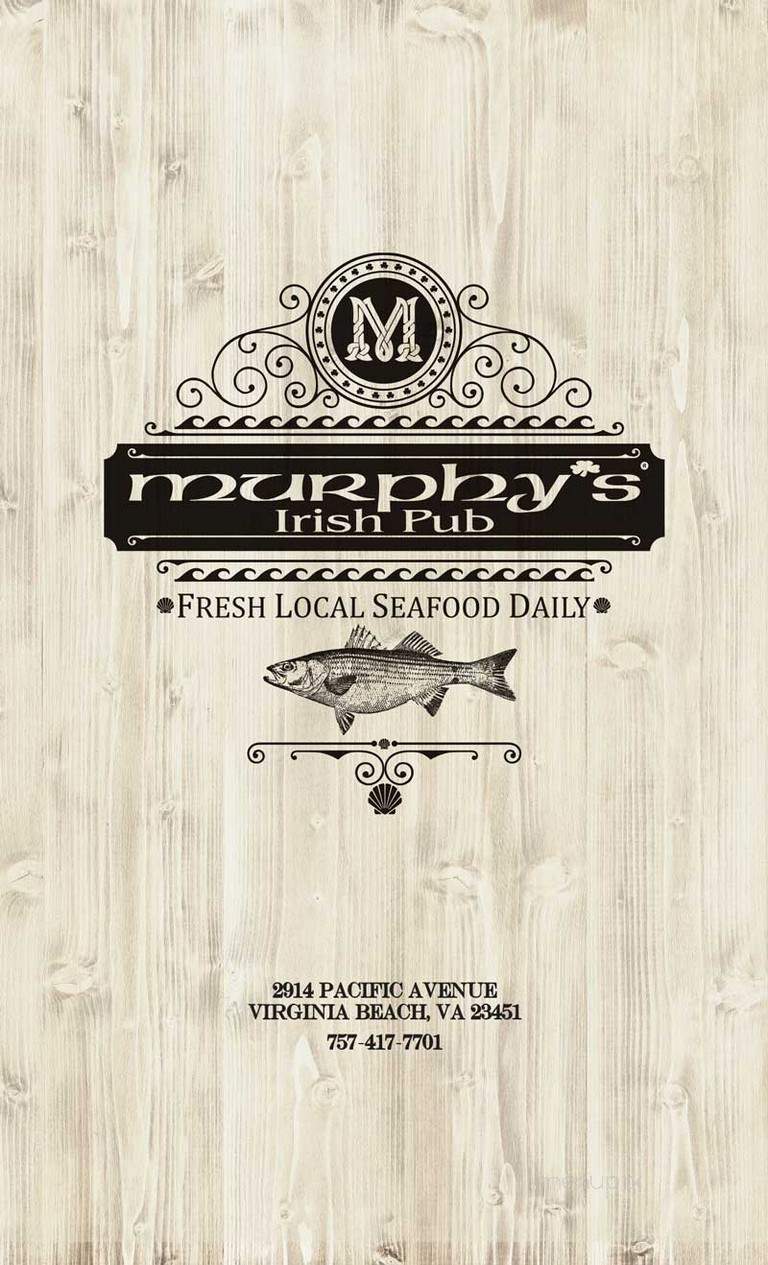Murphy's Of Virginia Beach - Virginia Beach, VA menu_pic