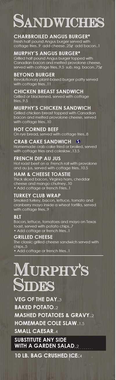 Murphy's Of Virginia Beach - Virginia Beach, VA menu_pic