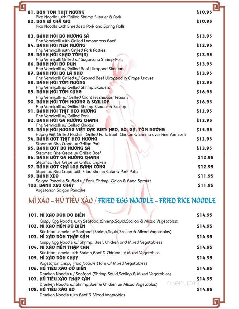 Nhat Viet Restaurant - Falls Church, VA menu_pic