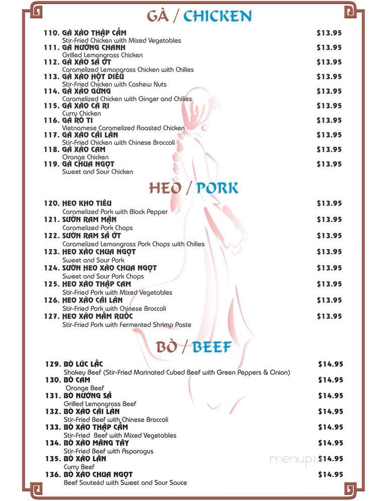 Nhat Viet Restaurant - Falls Church, VA menu_pic