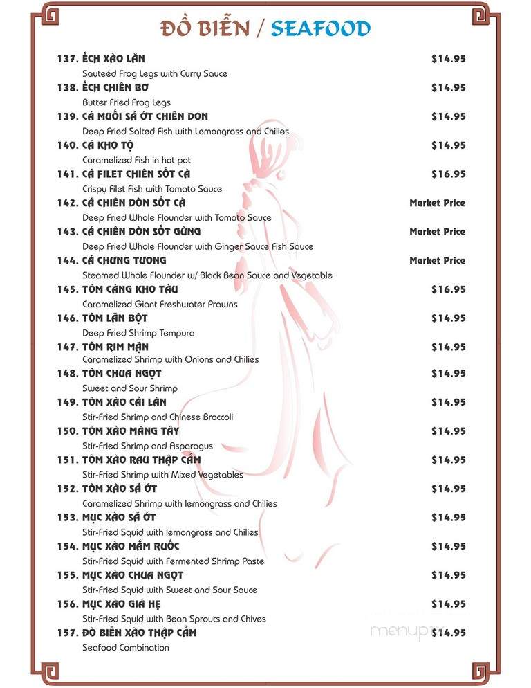 Nhat Viet Restaurant - Falls Church, VA menu_pic
