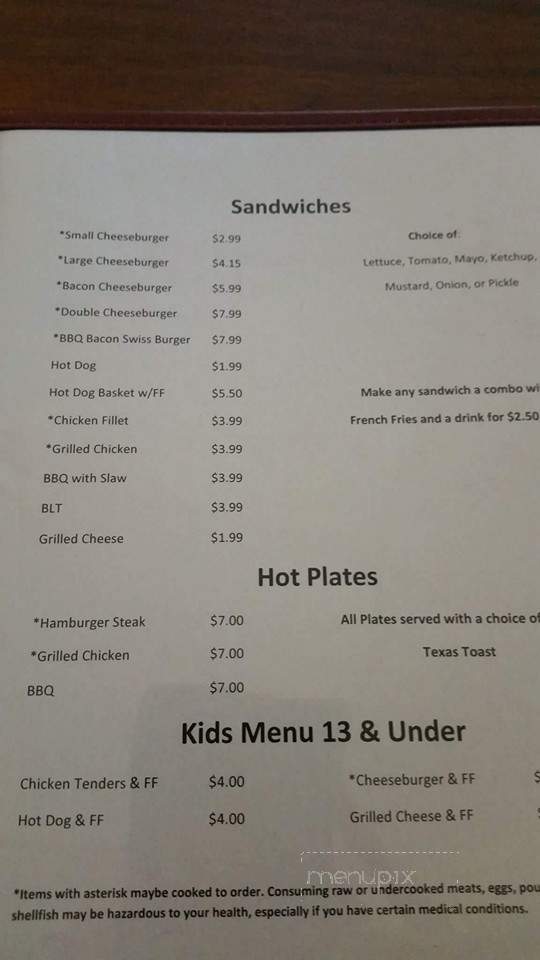 Ogles - Independence, VA menu_pic