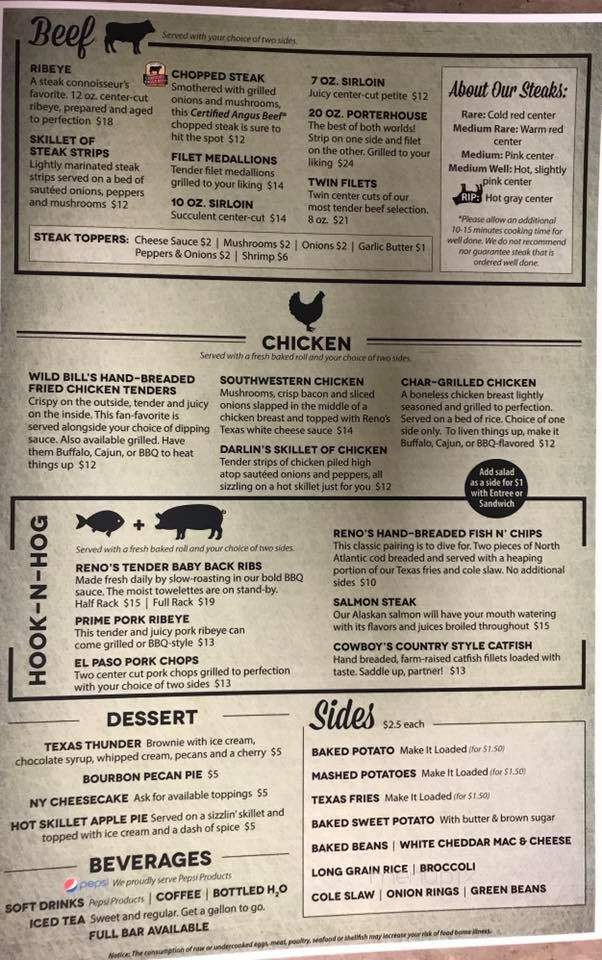 Reno's Of Wise - Wise, VA menu_pic