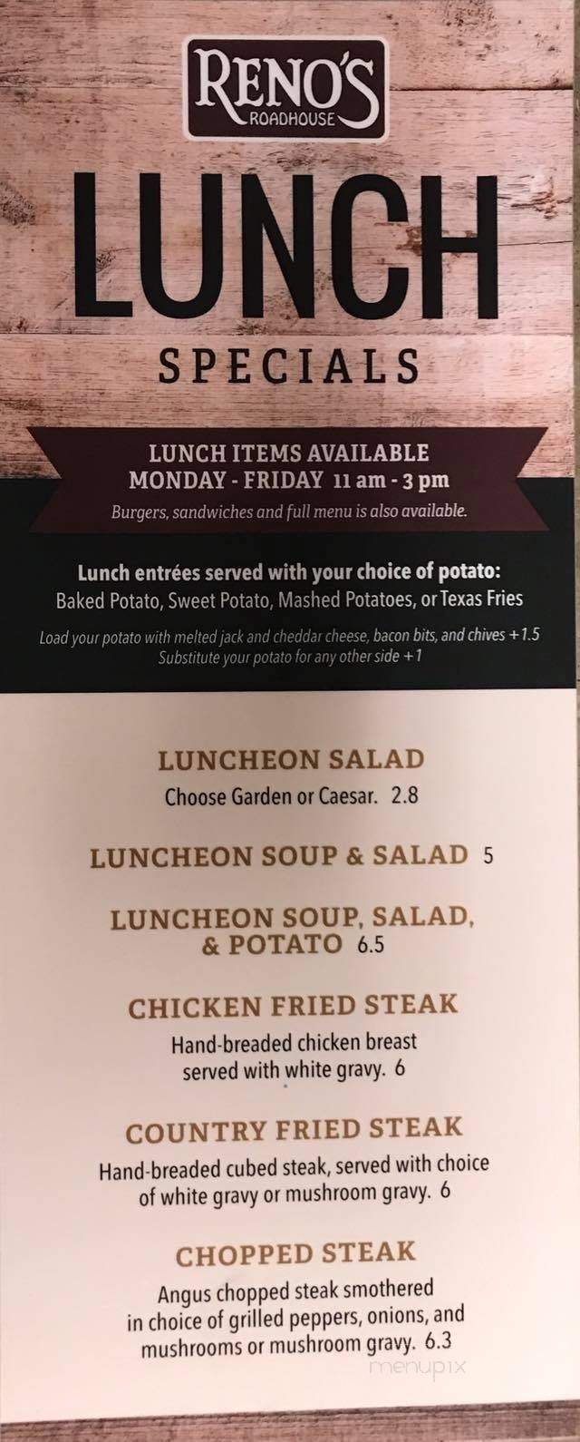 Reno's Of Wise - Wise, VA menu_pic