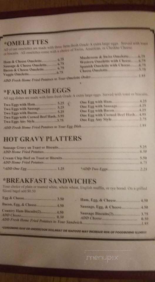 Sam's Kitchen - Charlottesville, VA menu_pic
