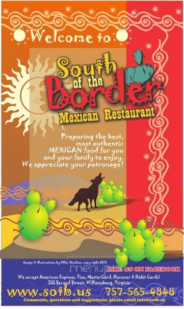 South Of The Border Mexican - Williamsburg, VA menu_pic