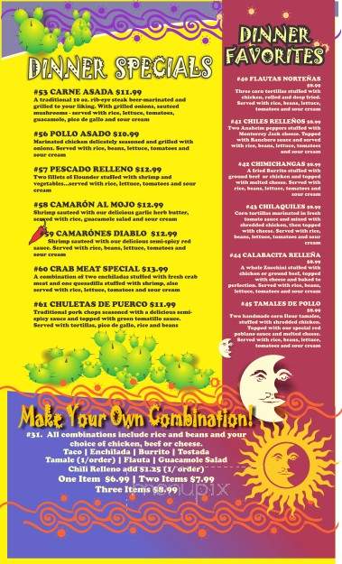 South Of The Border Mexican - Williamsburg, VA menu_pic