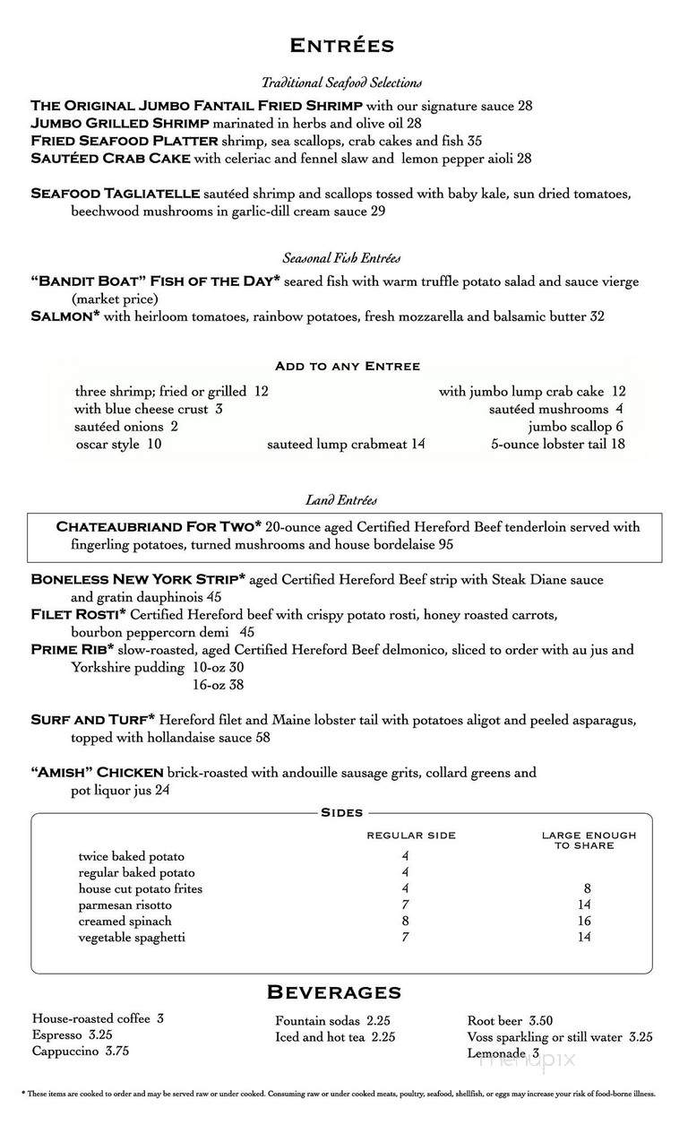 Steinhilber's Restaurant - Virginia Beach, VA menu_pic