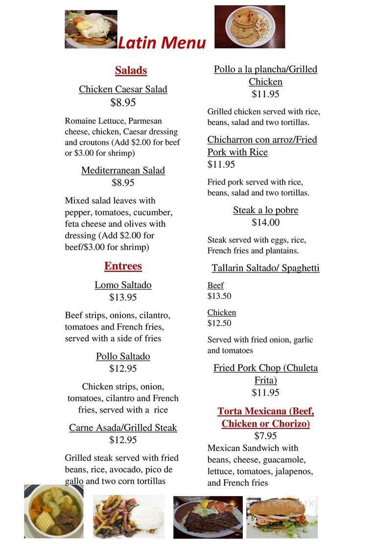 Twin Lakes - Manassas, VA menu_pic