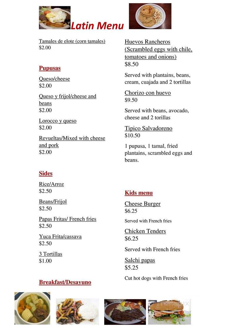 Twin Lakes - Manassas, VA menu_pic