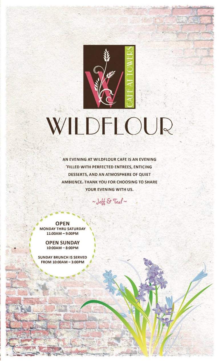 Wildflour Cafe - Roanoke, VA menu_pic