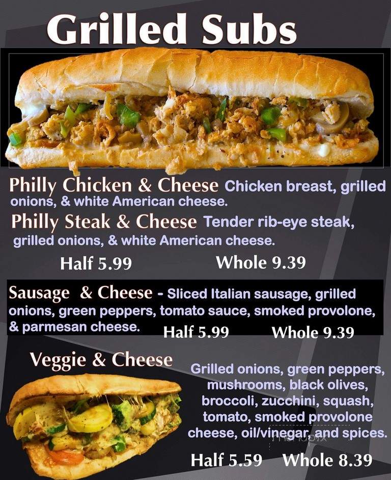 Zero's Subs - Virginia Beach, VA menu_pic