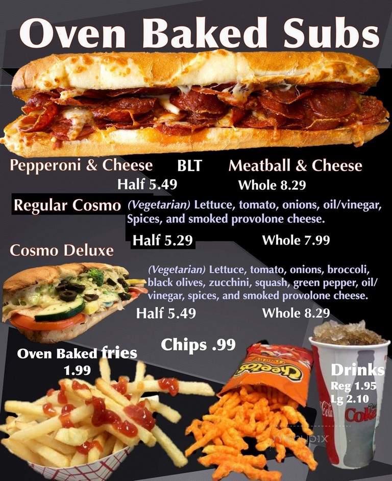 Zero's Subs - Virginia Beach, VA menu_pic